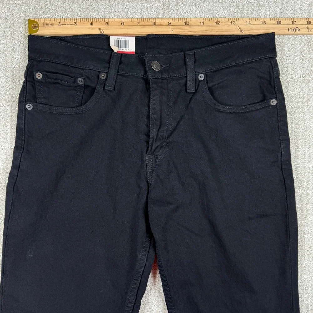 Levi's 511 Mens 30x32 Black Slim Fit Stretch Denim Jeans